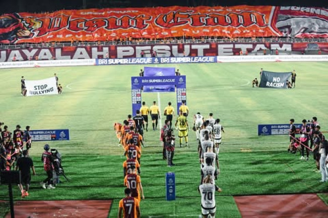 Pertandingan antara Borneo FC vs Persija Jakarta. (ig @liga1match)